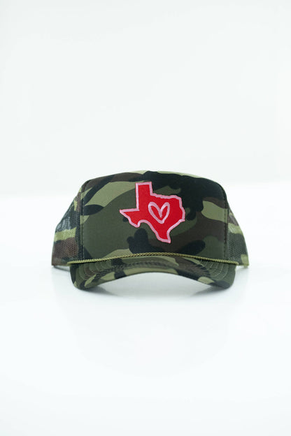 I LOVE TEXAS Patch Hats