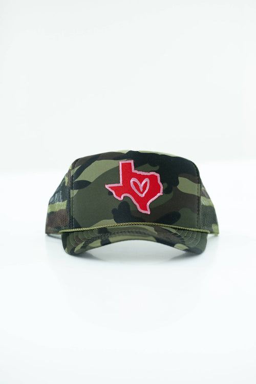 I LOVE TEXAS Patch Hats