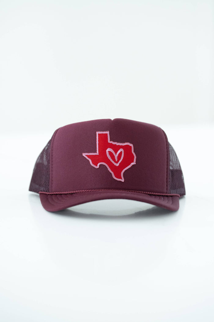 I LOVE TEXAS Patch Hats