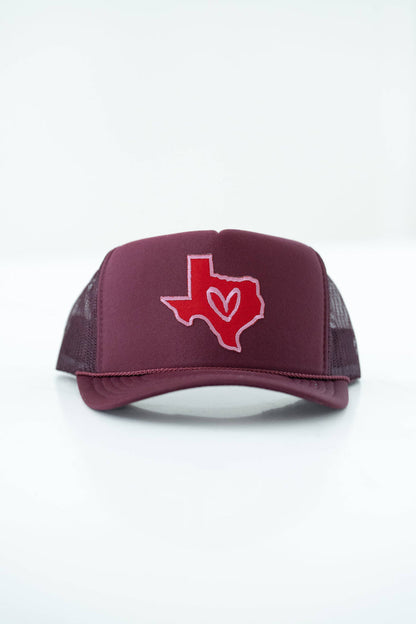 I LOVE TEXAS Patch Hats