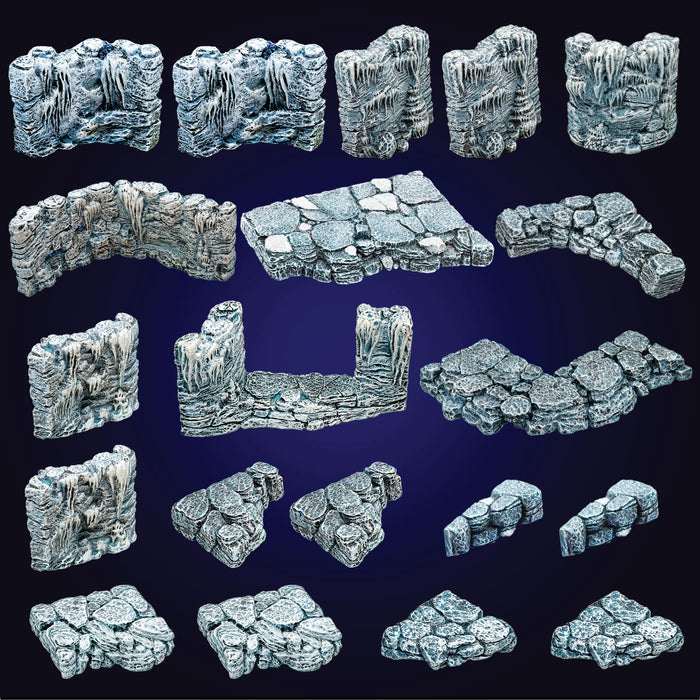 Ice Trifecta Terrain (Painted)