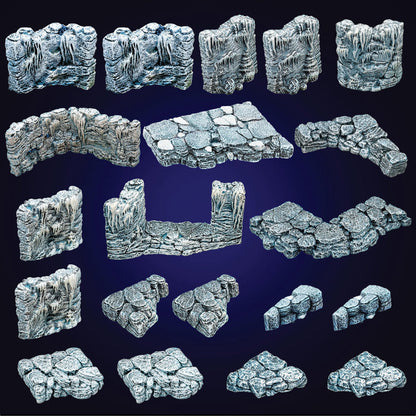 Ice Trifecta Terrain (Painted)