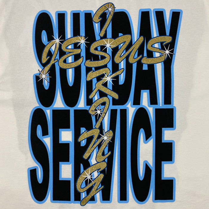 Jesus Is King 2019 AWGE Rhinestone Jesus Tee