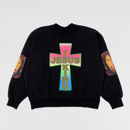 Jesus Is King 2019 AWGE Cross Crewneck
