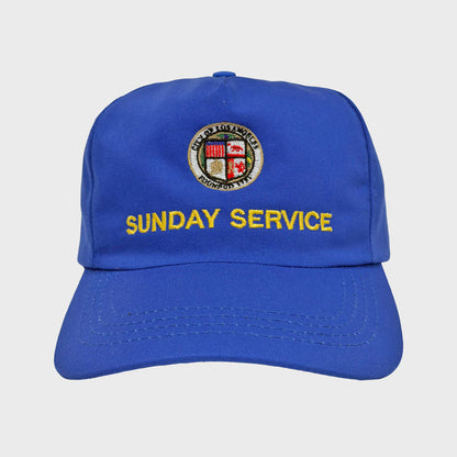 Jesus Is King 2019 Embroidered Sunday Service Hat In Blue