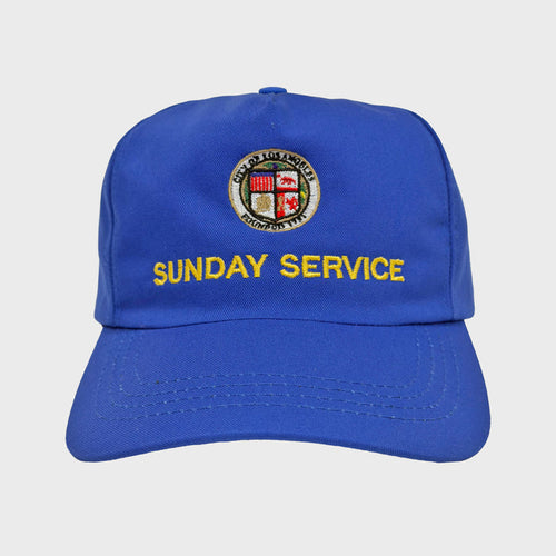 Jesus Is King 2019 Embroidered Sunday Service Hat In Blue