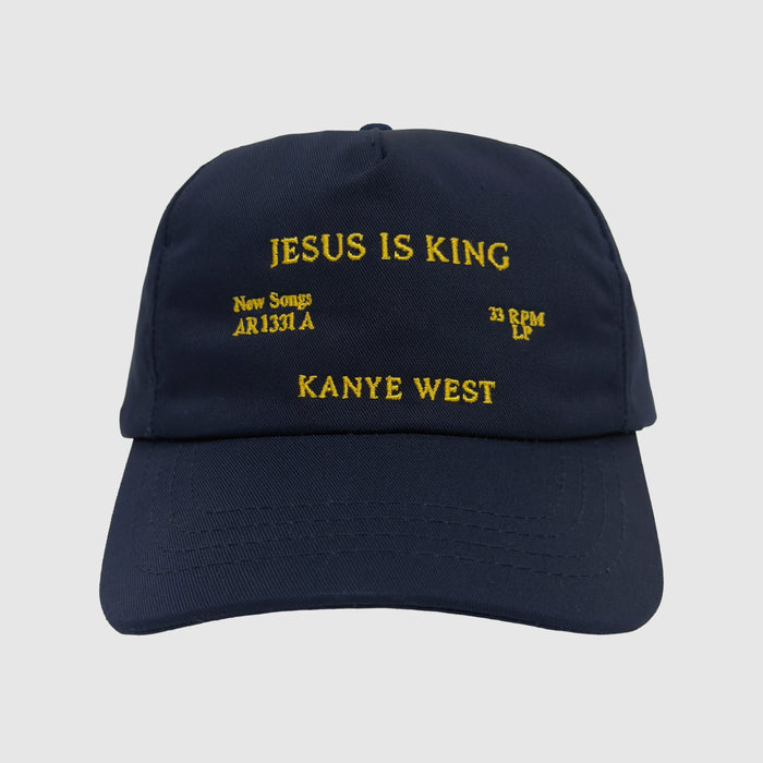 Jesus Is King 2019 Embroidered Vinyl Hat In Navy