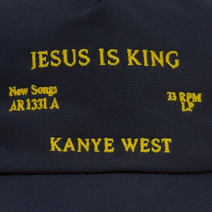 Jesus Is King 2019 Embroidered Vinyl Hat In Navy