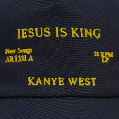 Jesus Is King 2019 Embroidered Vinyl Hat In Navy