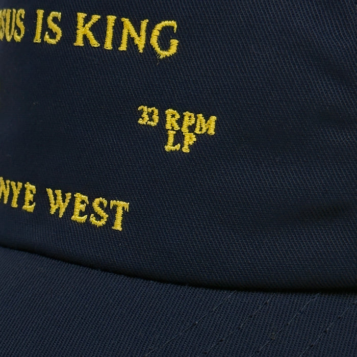 Jesus Is King 2019 Embroidered Vinyl Hat In Navy