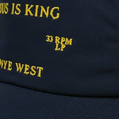 Jesus Is King 2019 Embroidered Vinyl Hat In Navy