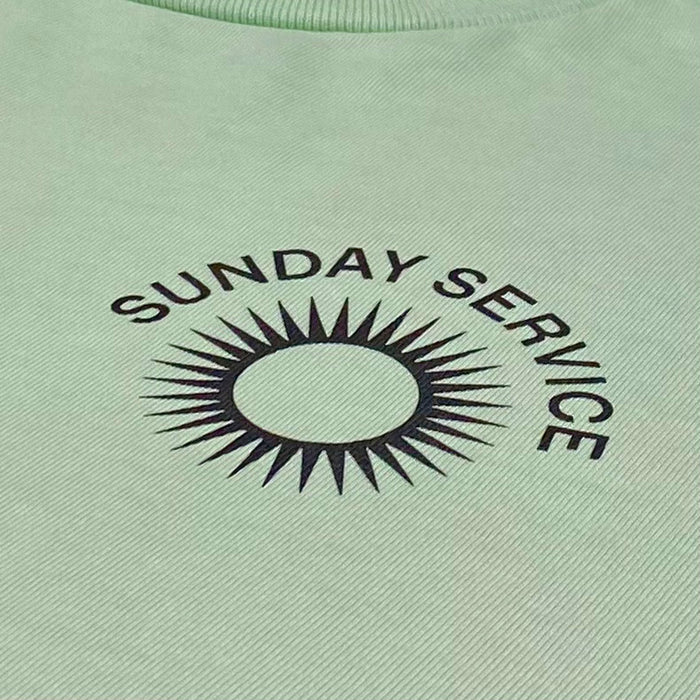 Jesus Is King 2019 Unreleased Sunday Service Sun Logo Tee