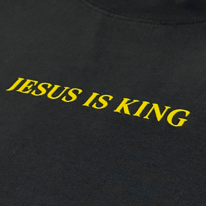 Jesus Is King 2019 Vinyl Album Hoodie In Navy