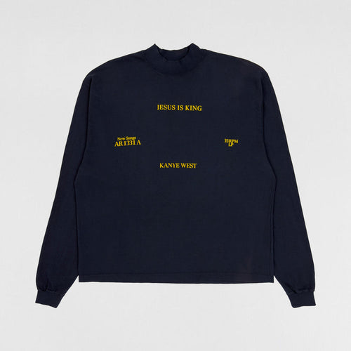 Jesus Is King 2019 Vinyl Album Long Sleeve In Navy