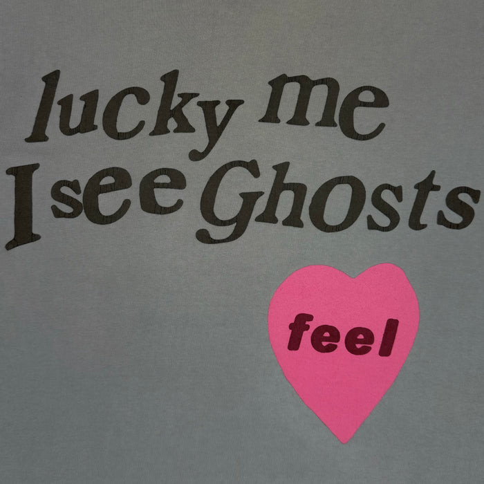 Kids See Ghost 2018 CPFM 'Lucky Me I See Ghosts' Tee In Glacier