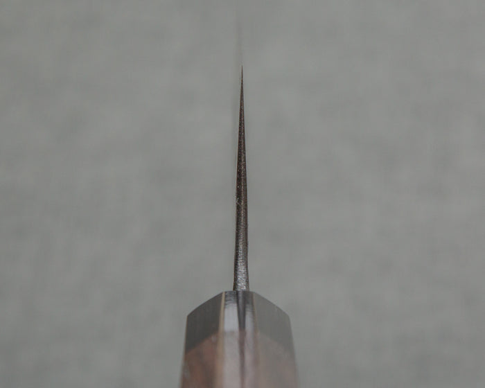 Kisuke Aogami #1 Hon-Warikomi Kurouchi Tsuchime 165mm Nakiri with Rosewood Handle