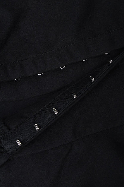 Lapel Button Open Solid Blouse