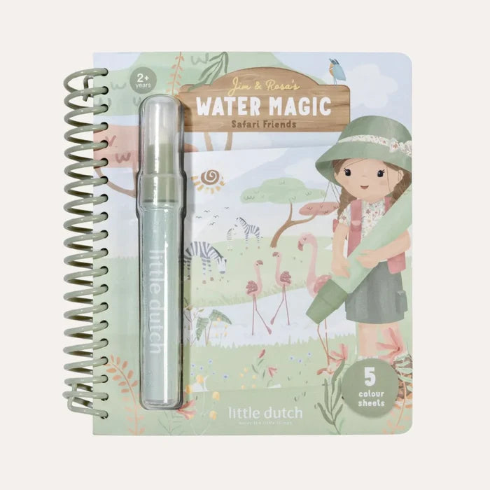 Little Dutch – Water Magic Book – Safari Rosa - Mabel & Fox