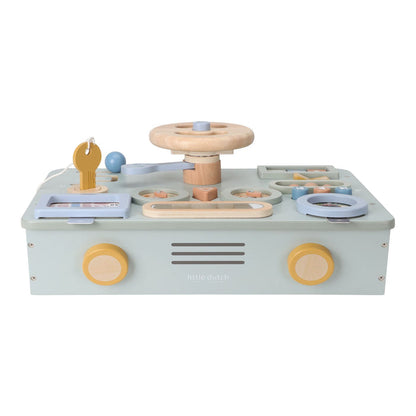 Little Dutch – Wooden Steering Wheel Toy - Green - Mabel & Fox