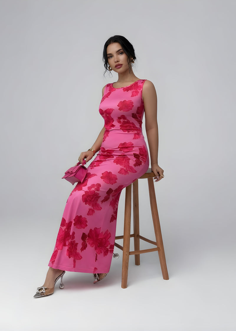 Livette - Floral Printed Maxi Dress