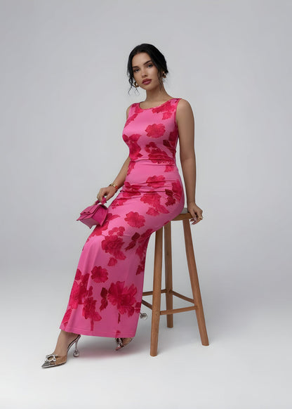 Livette - Floral Printed Maxi Dress