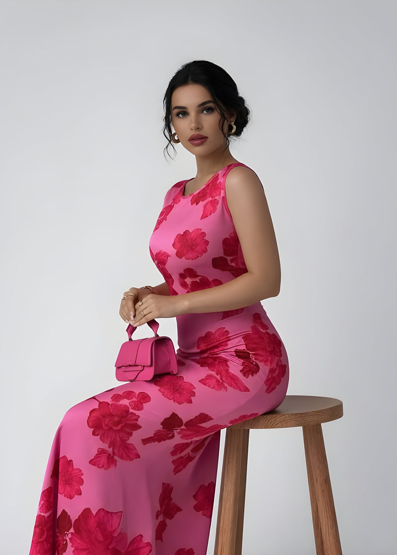 Livette - Floral Printed Maxi Dress