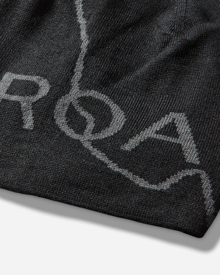 ROA Logo Wool Beanie Deep Black Hats HATS BEANIE YBUW205YA04 BLK0049