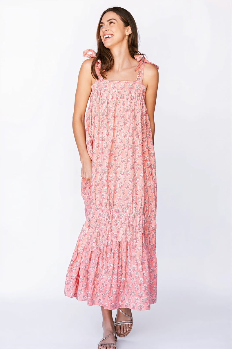Loose Cami Maxi Vacation Boho Dress