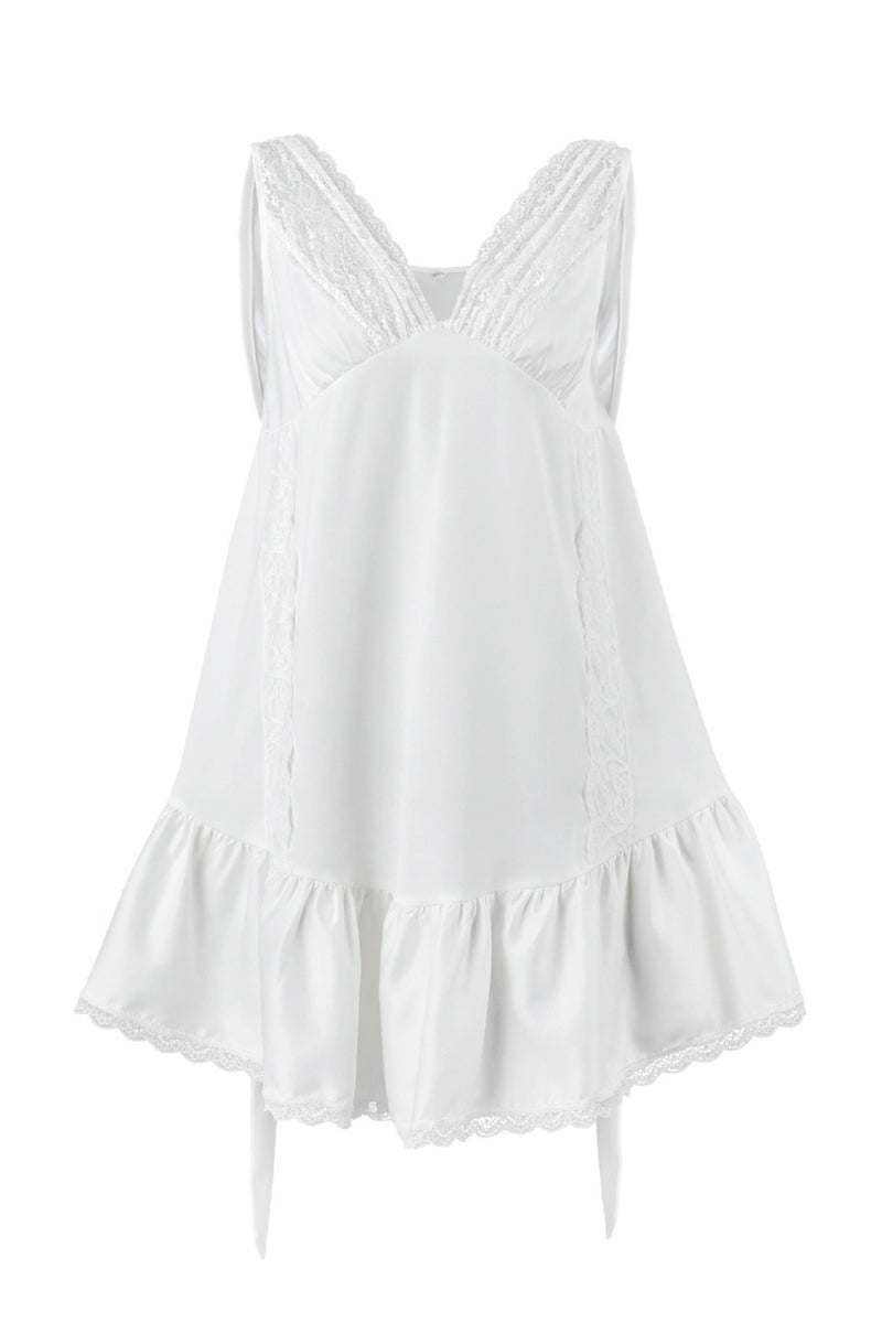Loose Slip Casual Vacation Mini Dress