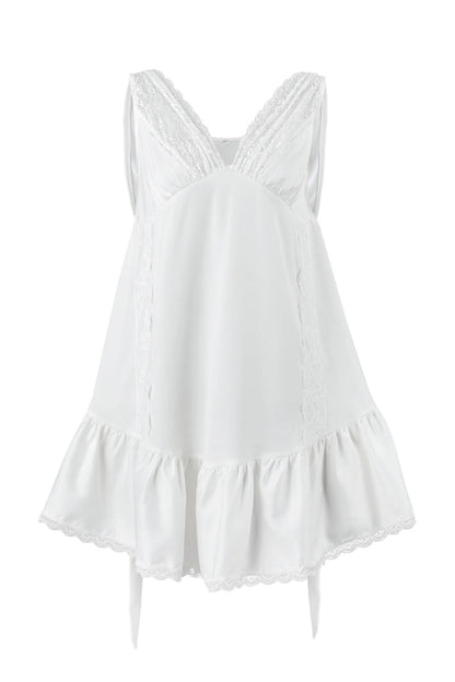 Loose Slip Casual Vacation Mini Dress