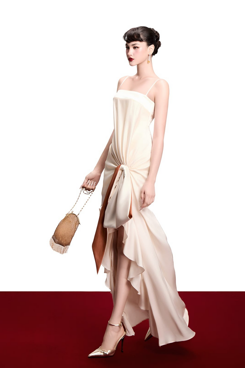 Élora Draped Dress