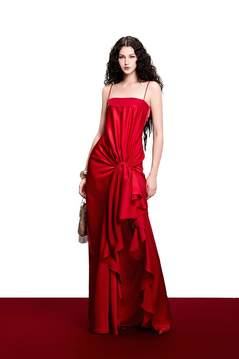 Élora Draped Dress