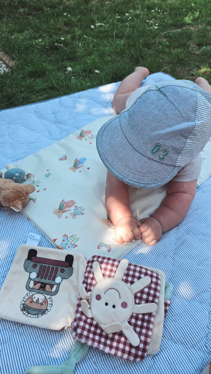 Mabel & Fox - Travel Changing Mat - Butterfly Mice - Mabel & Fox