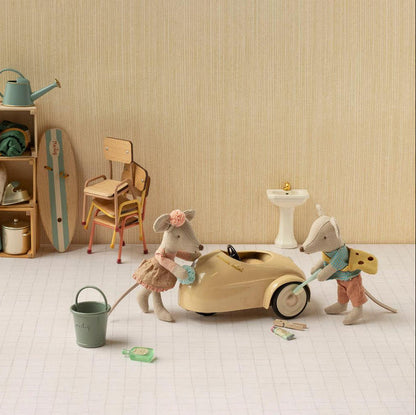 Maileg - Car, Mouse - Wheat