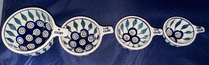 Manufaktura Peacock Measuring Cup Set - Shape: M-172 - Pattern: Peacock (54)