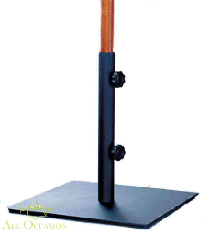 13' market umbrella base rental for outdoor events, perfect for tents and parties in Corona, CA.