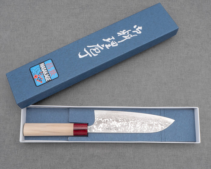 Masakage "Kiri" VG10 Damascus 170mm Santoku