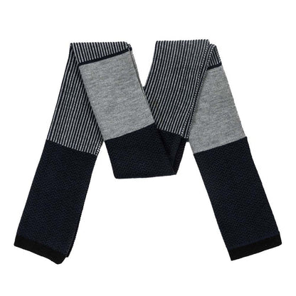 Men's Black, White and Grey Scarf
