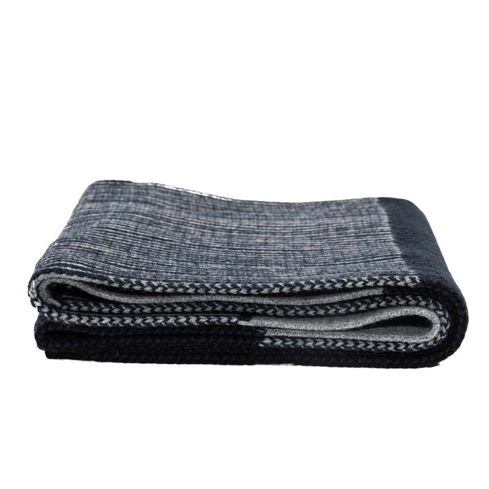 Men's Black, White and Grey Scarf