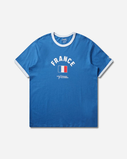 Levi's X Wc Ringer Tee X France Retro Whites T-Shirts Shortsleeve 006GW 0002