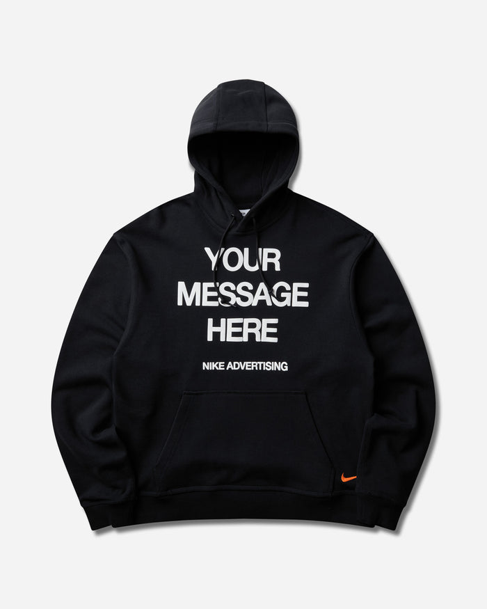 Nike M Nk Ymh Po Gfx Flc Hoodie Black/White/Safety Orange Sweatshirts Hoodies IO1648-010