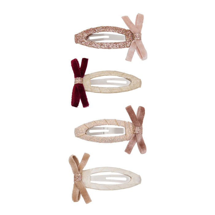 Mimi & Lula - Hair Clips - Skinny Velvet Bows