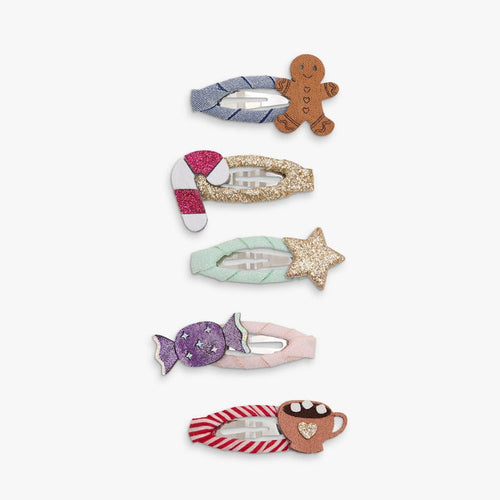 Mimi & Lula - Mini Hair Clips - Cosy Christmas Food