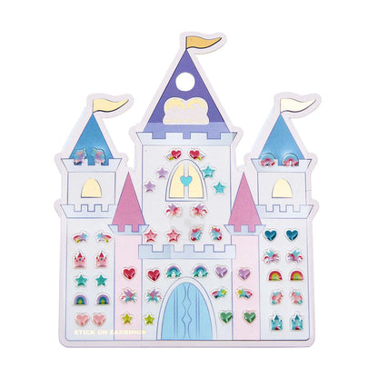 Mimi & Lula - Stick On Earrings - Rainbow Castle