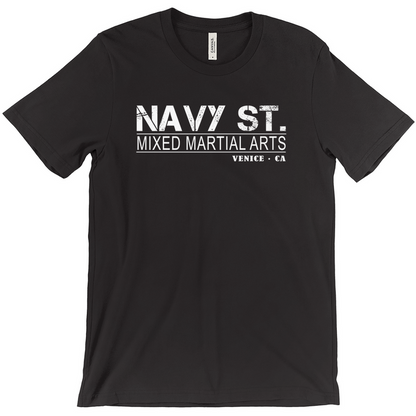 Navy St T-Shirt Black