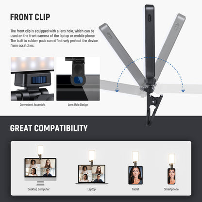 Great Compatibility of the NEEWER BL120B Clip On LED Phone Selfie Light Kit