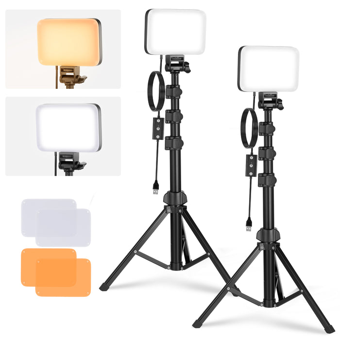 NEEWER BASICS BP66 Bi-Color Video Light Panel Lighting Kit