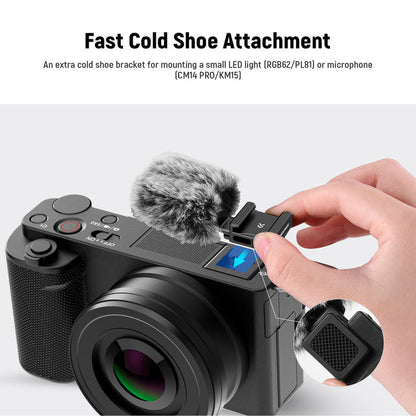 NEEWER CA133 Cold Shoe Wind Muff for ZV-1F/ZV-E10/ZV-1/ZV-E1/ZV-1 II