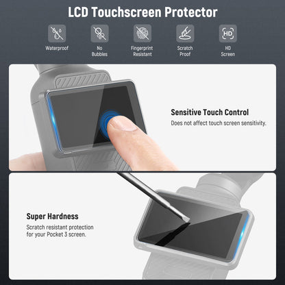 NEEWER FL-89 3-Pack Magnetic ND Filter Set for DJI Osmo Pocket 3 / Pocket 4 & Xtra Muse