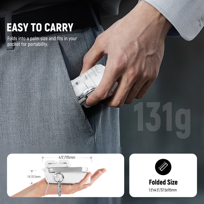 NEEWER P15 3-in-1 Handheld Selfie Stick Tripod is easy to carry.